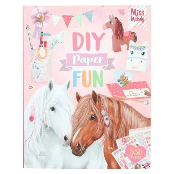 DIY Paper Fun Book Miss Melody
